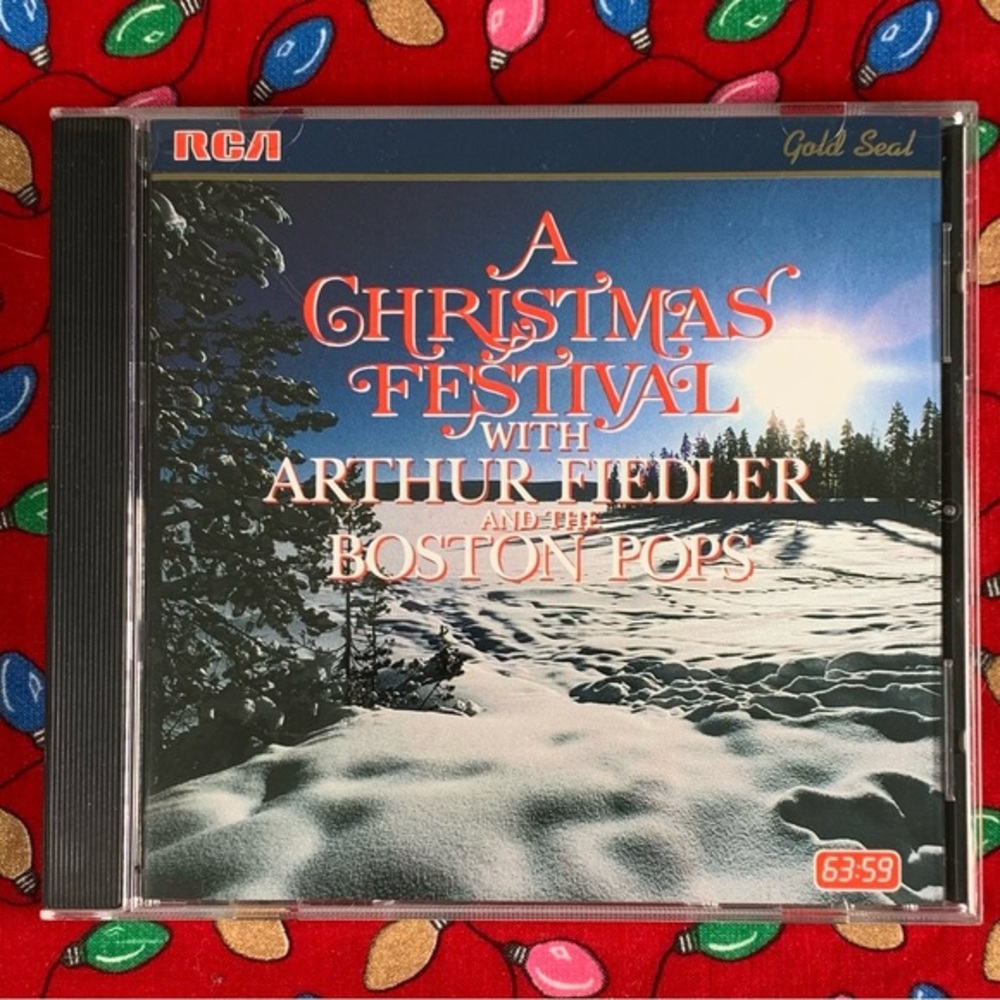 Arthur Fiedler and the Boston Pops: A Christmas Festival. Christmas CD.